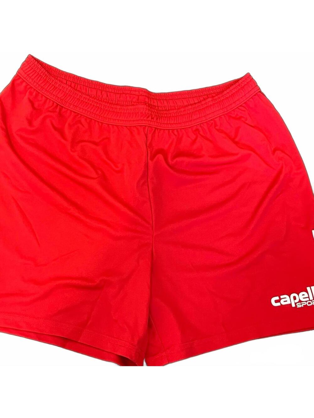 Capelli Red Women’s Soccer Shorts Athletic Activewear Sporty NWT